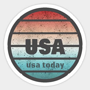 usa today Sticker